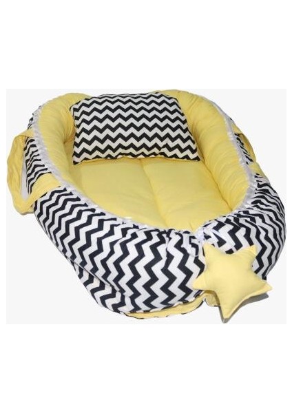 Babynest Bebek Uyku Yatağı ve Yastağı %100 Pamuk