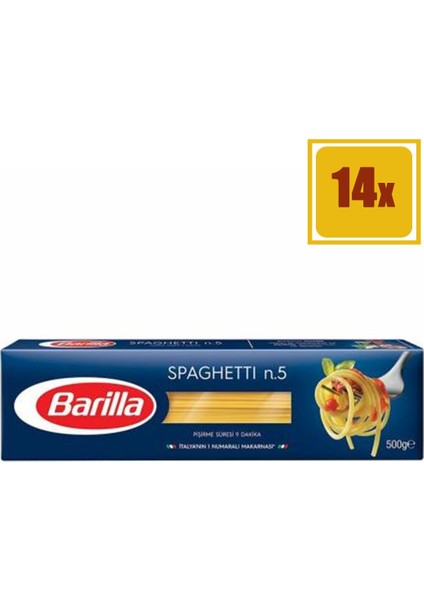 Makarna Spagetti 500 gr 14'lü Set