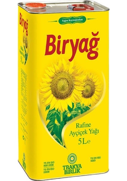 Ayçiçek Yağı 5 Lt 4'lü Set