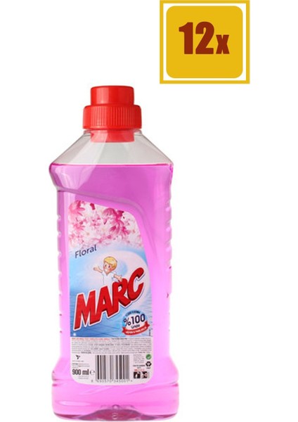 Floral Yüzey Temizleyici 900 ml 12'li Set