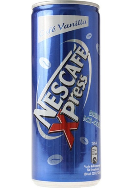 Xpress Vanilyalı 250 ml Soğuk Kahve 24'lü Set