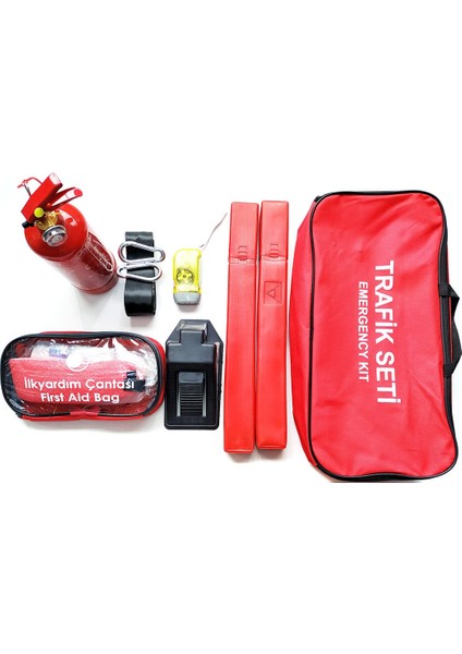 Lüx Yangın Söndürücülü Trafik Seti 1 kg