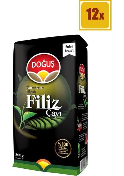 Filiz Çay 500 gr 12'li Set