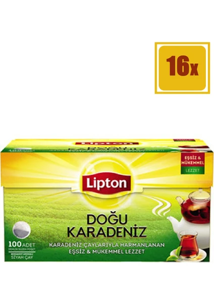 Demlik Poşet Çay Doğu Karadeniz 100'LÜ 16'lı Set