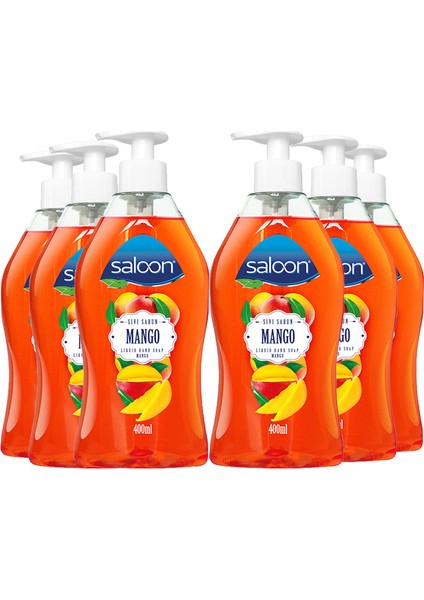 Sıvı Sabun 400 ml Mango x 6'lı Paket