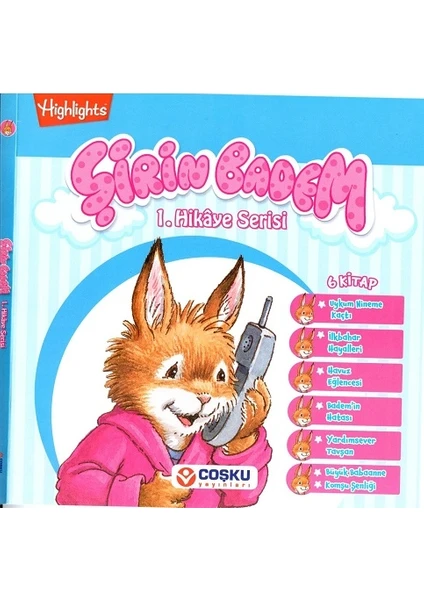 Coşku Yayınları Şirin Badem 1. Hikâye Serisi (6 Kitap)