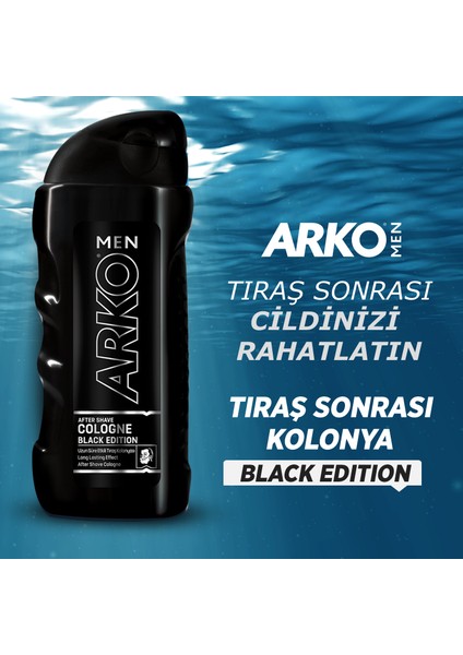Men Black Edition Tıraş Kolonyası 2x200ml