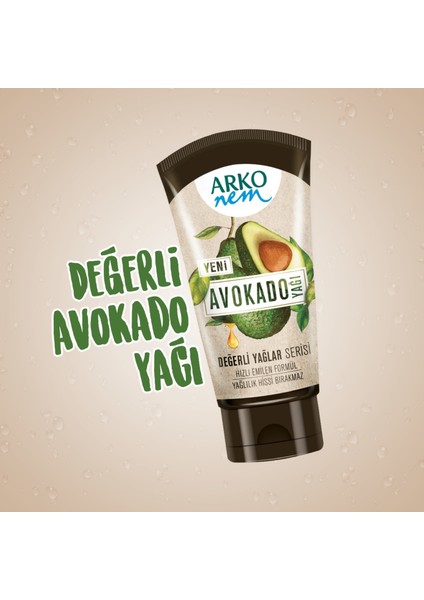 Nem Değerli Yağlar Avokado Yağı Nemlendirici El Kremi 3x60ml