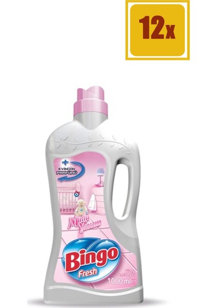 Fresh Yüzey Temizleyici Mutlu Yuvam 1 Lt 12'li Set