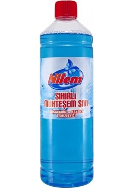 Nilem Sihirli Muhteşem Sıvı 1 Lt Duşakabin ve Fayans Temizleyici 15'li Set