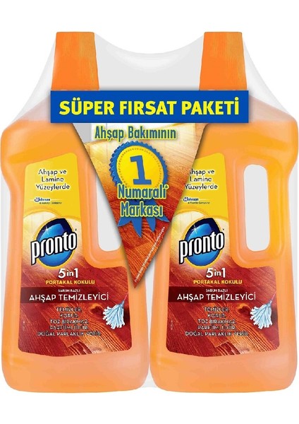 Ahşap Temizleyici Portakal 2 x 750 ml (X6)