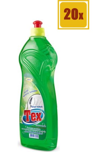 Sıvı Bulaşık Deterjanı Limon 750 gr 20'li Set