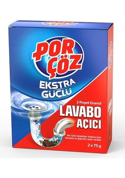 Lavabo Açıcı 2X75 gr 24'lü Set fiyatları