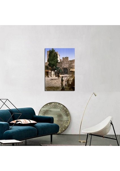 Eski İstanbul Sur Kapısı Fotoğraf Kanvas Tablo