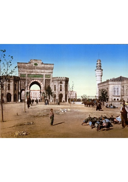 Eski İstanbul Üniversitesi Fotoğraf Kanvas Tablo fiyatları