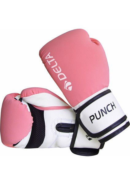 Punch Dura-Strong Pembe-Beyaz Boks Eldiveni