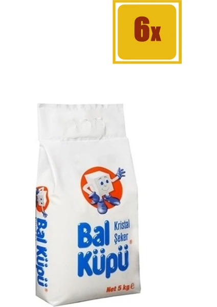 Bal Küpü Toz Şeker 5 kg 6'lı Set