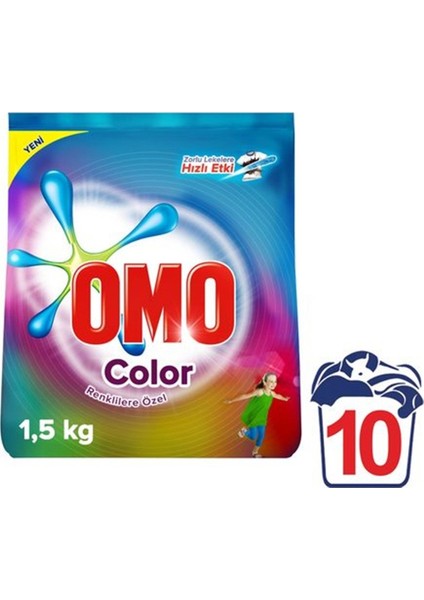 Matik Color 1,5 kg Toz Çamaşır Deterjanı 9'lu Set