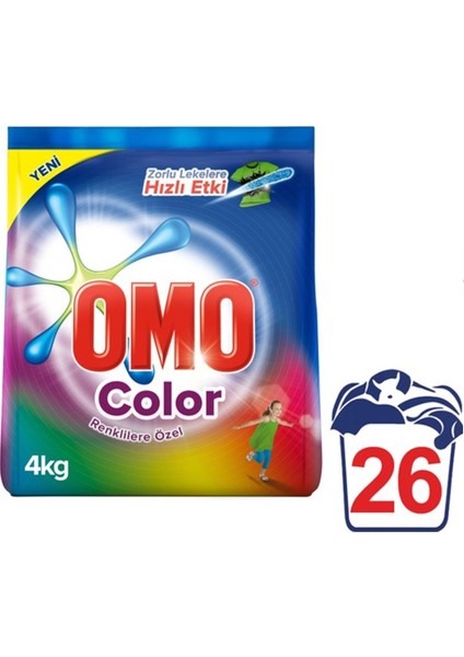 Matik Color 4 kg Toz Çamaşır Deterjanı 4'lü Set