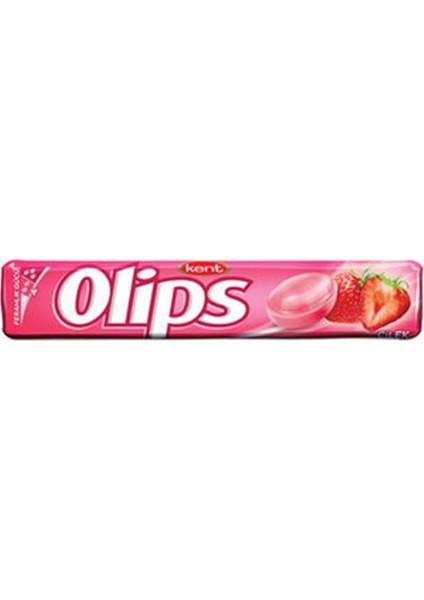 Olips Çilek Stick 28 gr Şeker 24'lü Set
