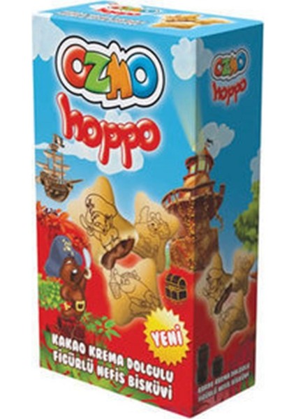 Ozmo Hoppo Çikolatalı Krema Dolgulu Bisküvi 40 gr 12'li Set