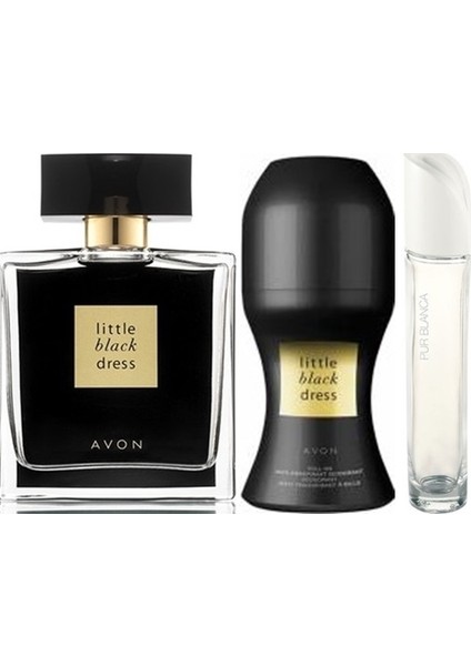 Purblanca 50 ml +Avon Little Black Dress 50 ml Bayan Edp+Avon Rolon