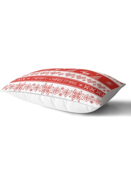 Kanaviçe Christmas Tasarımlı Dikdörtgen Yastık Kırlent Kılıfı fiyatları