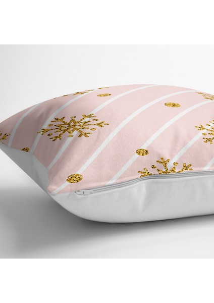 Pembe Zeminde Kartanesi Detaylı Özel Tasarım Yer Minderi - 70 x 70 cm fiyatları