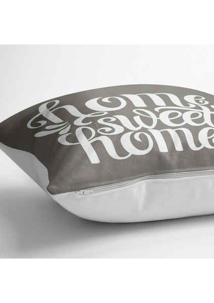 Home Sweet Home Dijital Baskılı Dekoratif Yer Minderi - 70 x 70 cm fiyatları