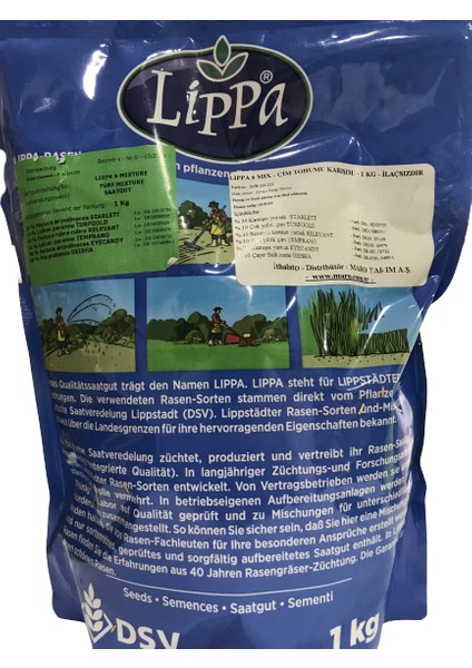 Lippa 4's Special Basmaya Dayanıklı Çim Tohumu 1 kg fiyatları