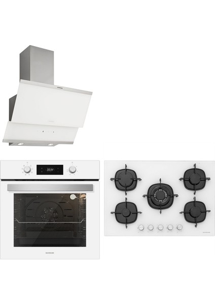 Beyaz Cam Ankastre Set Bo6504W01 - Cs5365W01 - 3420