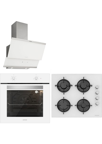 Beyaz Cam Ankastre Set Bo6501W01 - Cs5349W01 - 3420