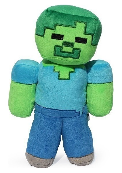 Minecraft Peluş Steve Zombie Oyuncak 18 cm