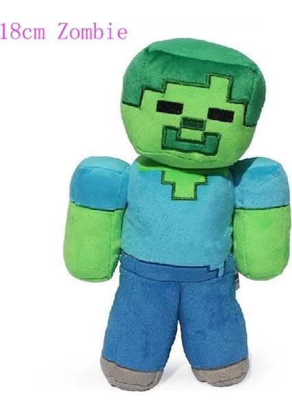 Minecraft Peluş Steve Zombie Oyuncak 18 cm
