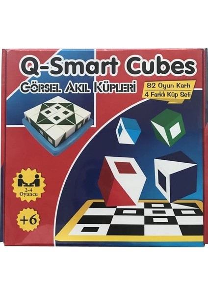 Q-Bitz Görsel Beceri Küpleri Akıl ve Zeka Oyunu Smart Cubes