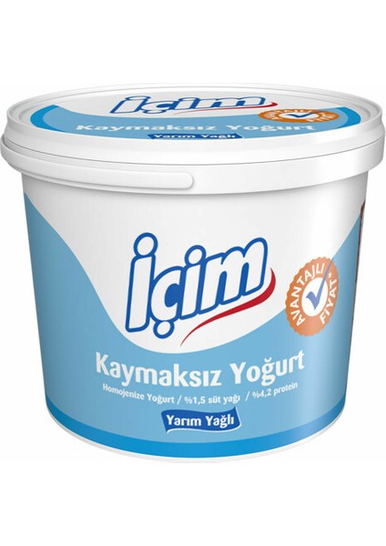 Yarım Yağlı Yoğurt 2 kg
