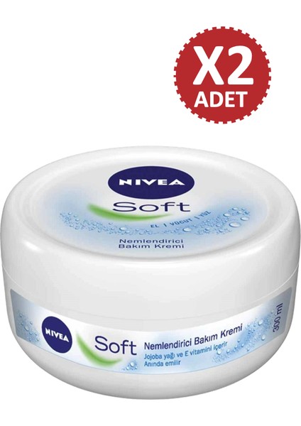 Soft Nemlendirici Bakım Kremi 2 x 300 ml fiyatları