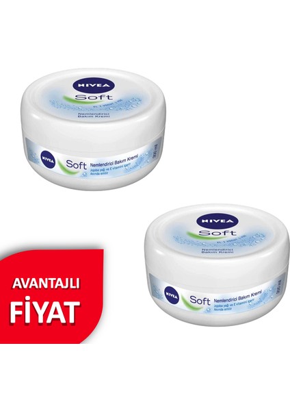 Soft Nemlendirici Bakım Kremi 2 x 300 ml indirimleri