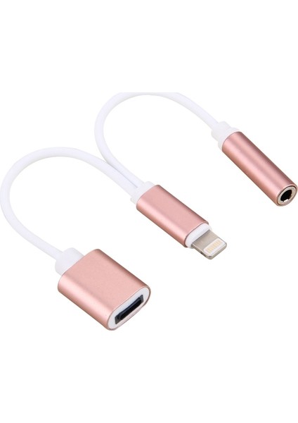 Apple iPhone Uyumlu Lightning 3.5mm Kulaklık ve Şarj Adaptörü SS26082