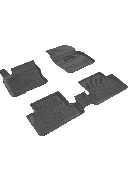 Ford Focus 4 (2015-2018) 4.5D Havuzlu Paspas Siyah