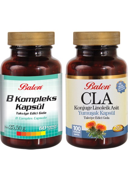 2'li Set B Vit Kompleks + Cla