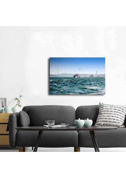 İstanbul Kız Kulesi Fotoğraf Kanvas Tablo