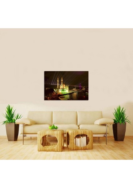 İstanbul Ortaköy Camii Fotoğraf Kanvas Tablo