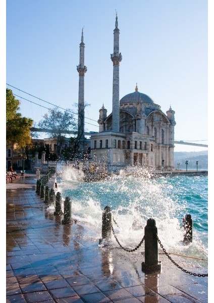 Ortaköy Camii Fotoğraf Kanvas Tablo