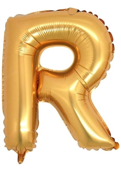 R Harfi 40" 100 cm Gold Folyo Balon