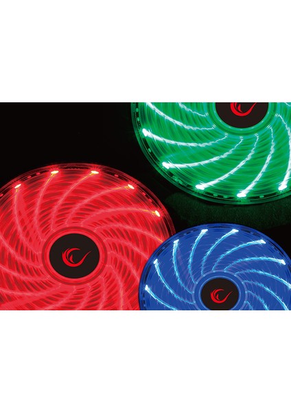 JBT-15 120*120*25mm 15adet RGB Ledli Kasa Fanı