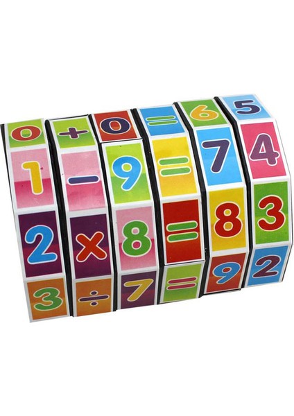 Çocuklara Temel Matematiği Sevdirerek Öğreten 4 Işlem Küpü(Çarpma-Bölme-Toplama-Çıkartma)