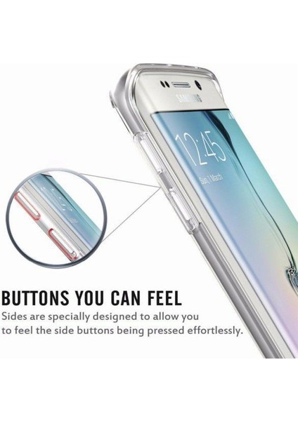 Apple iPhone 8 Tam Koruma Silikon Kılıf - Şeffaf