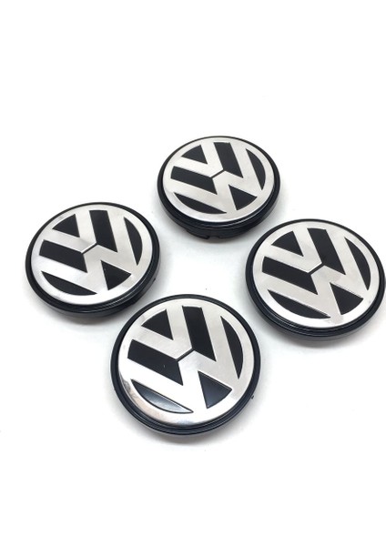 Volkswagen Metal Geçme Jant Göbeği 4'lü 56/65MM 5C0601171