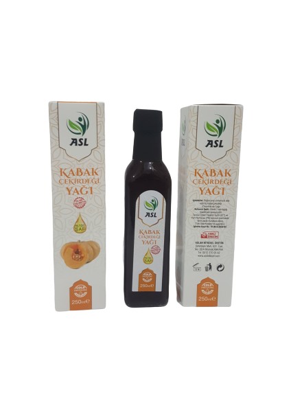 Kabak Çekirdeği Yağı 250 ml